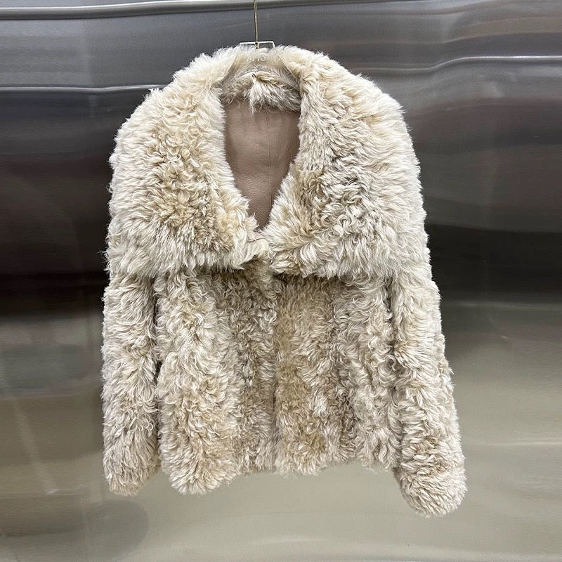 Sheepskin coat