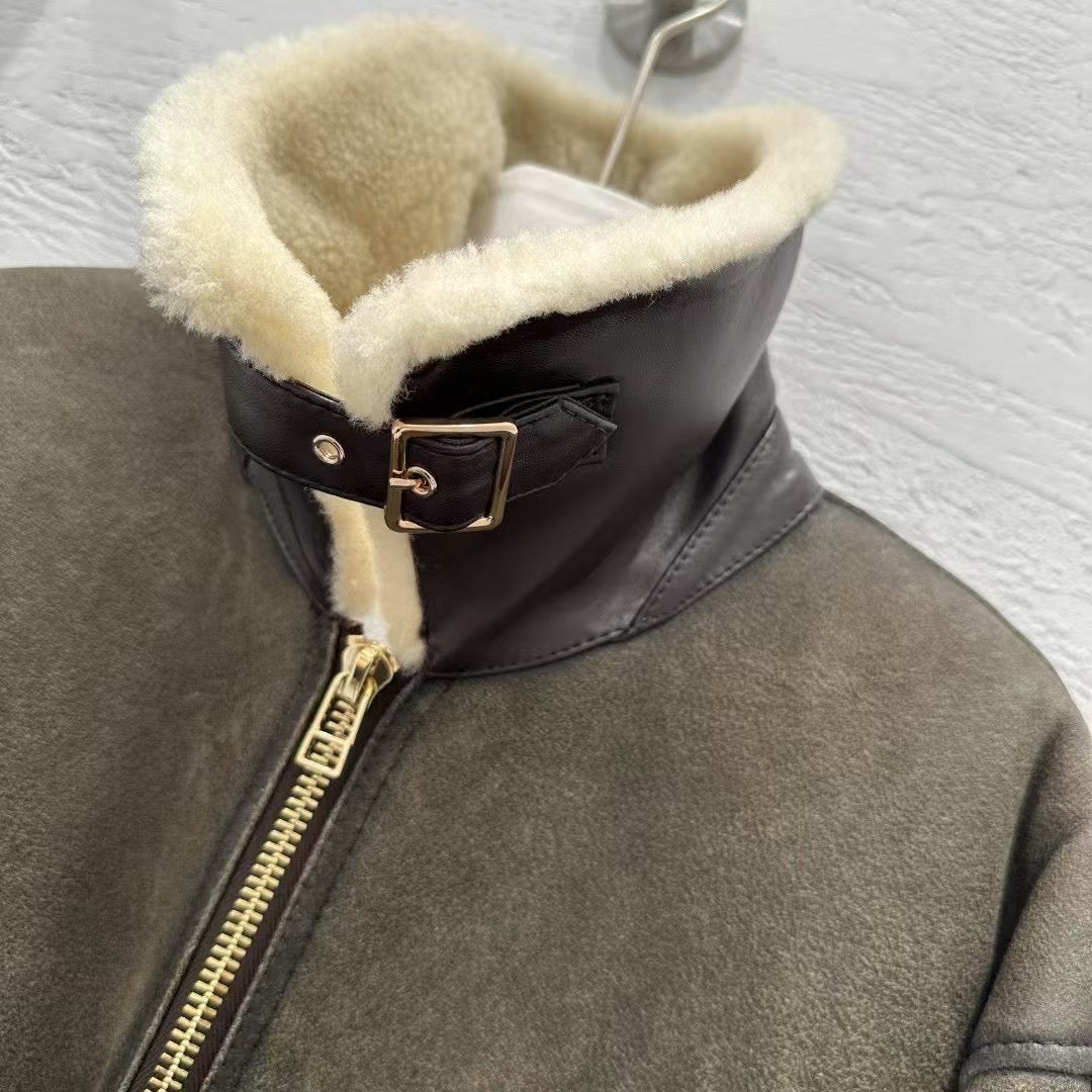 Sheepskin jacket