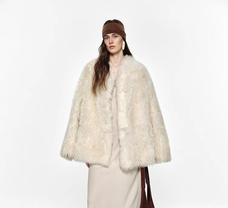 Sheepskin coat