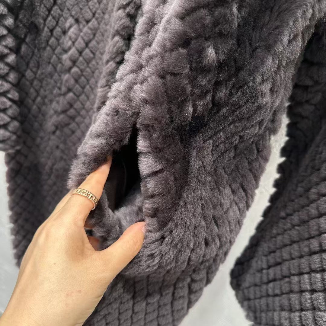 Sheepskin coat