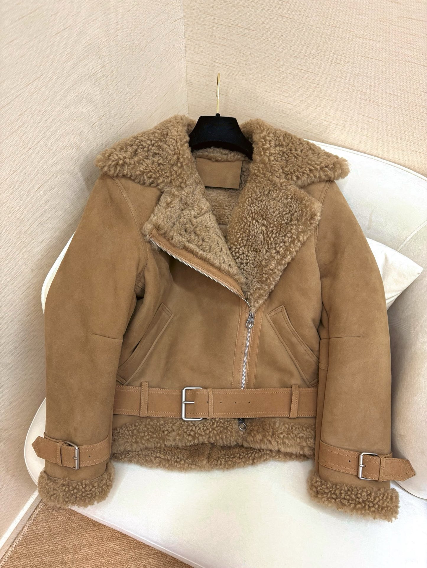 Sheepskin jacket