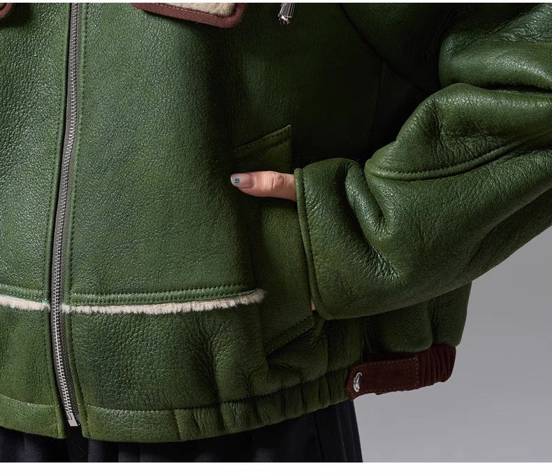 Sheepskin jacket