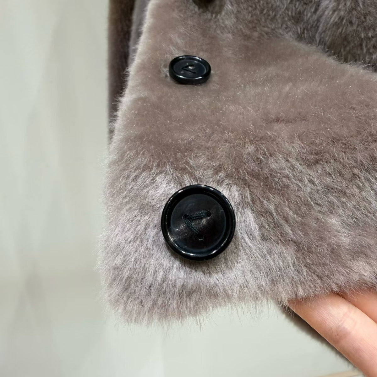 Sheepskin coat