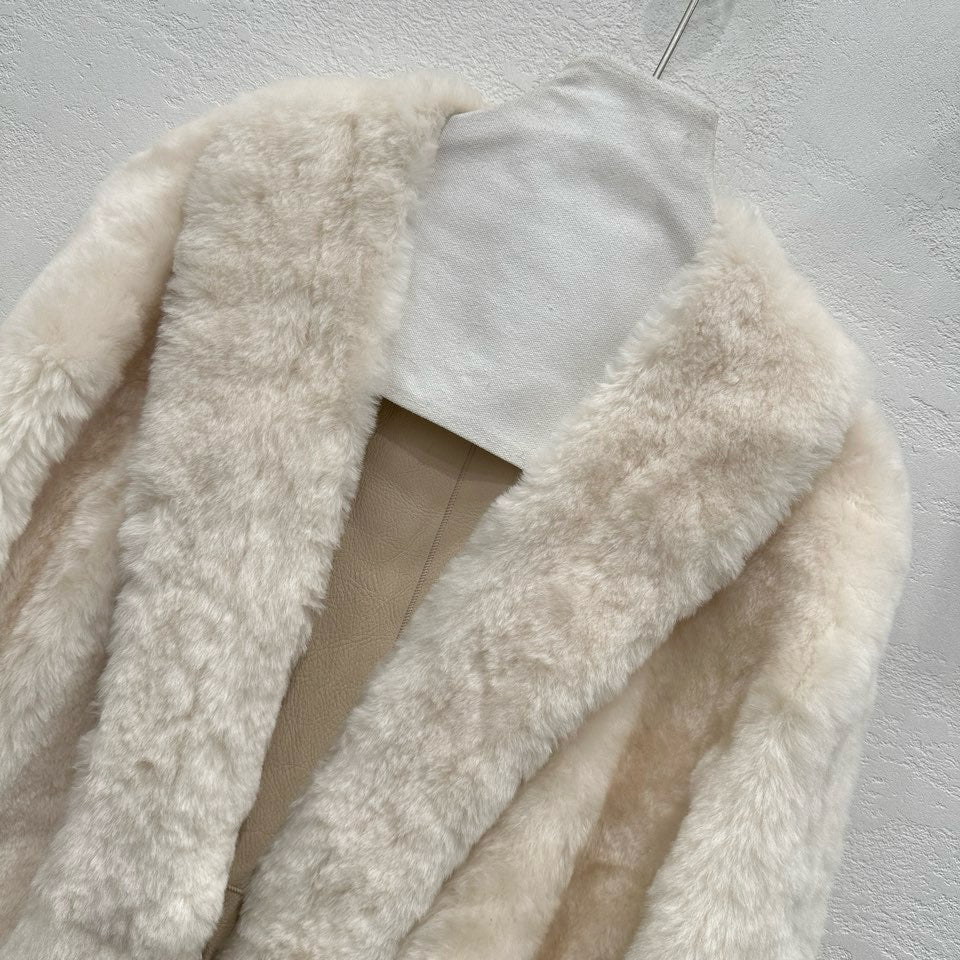 Sheepskin coat