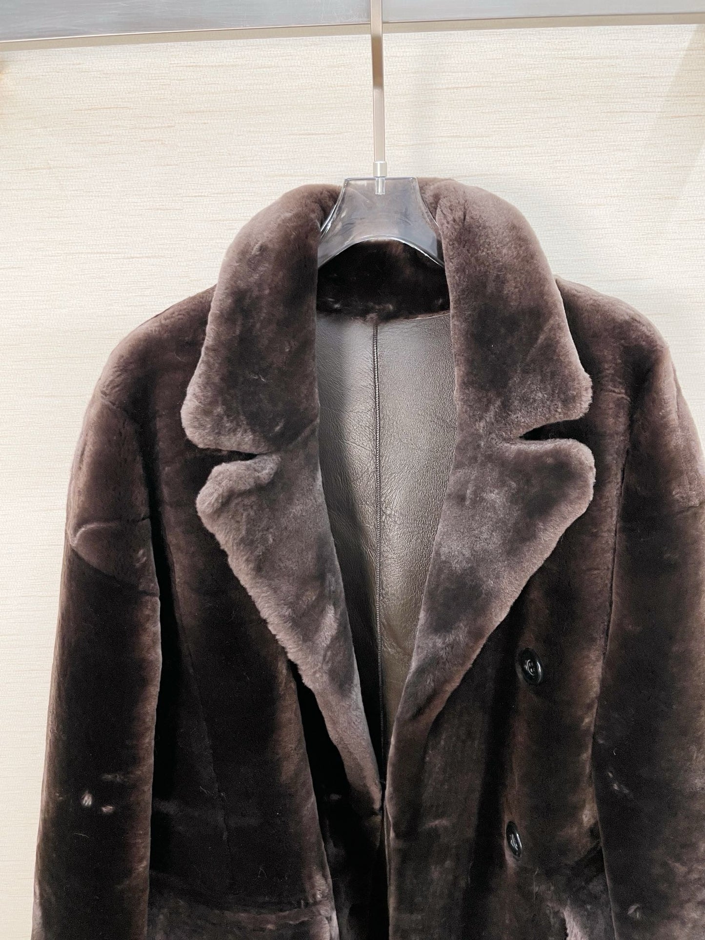 Sheepskin coat