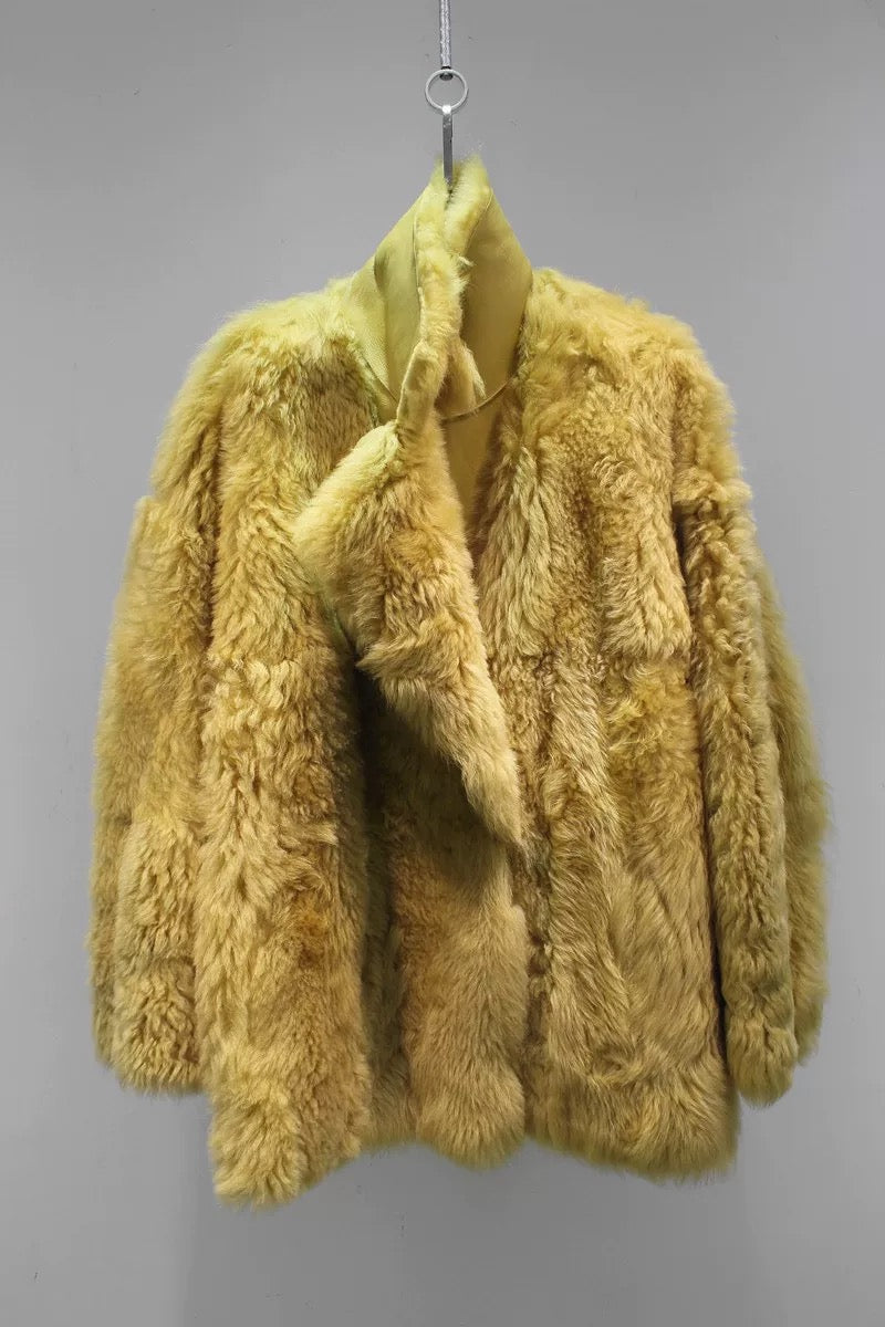 Sheepskin coat