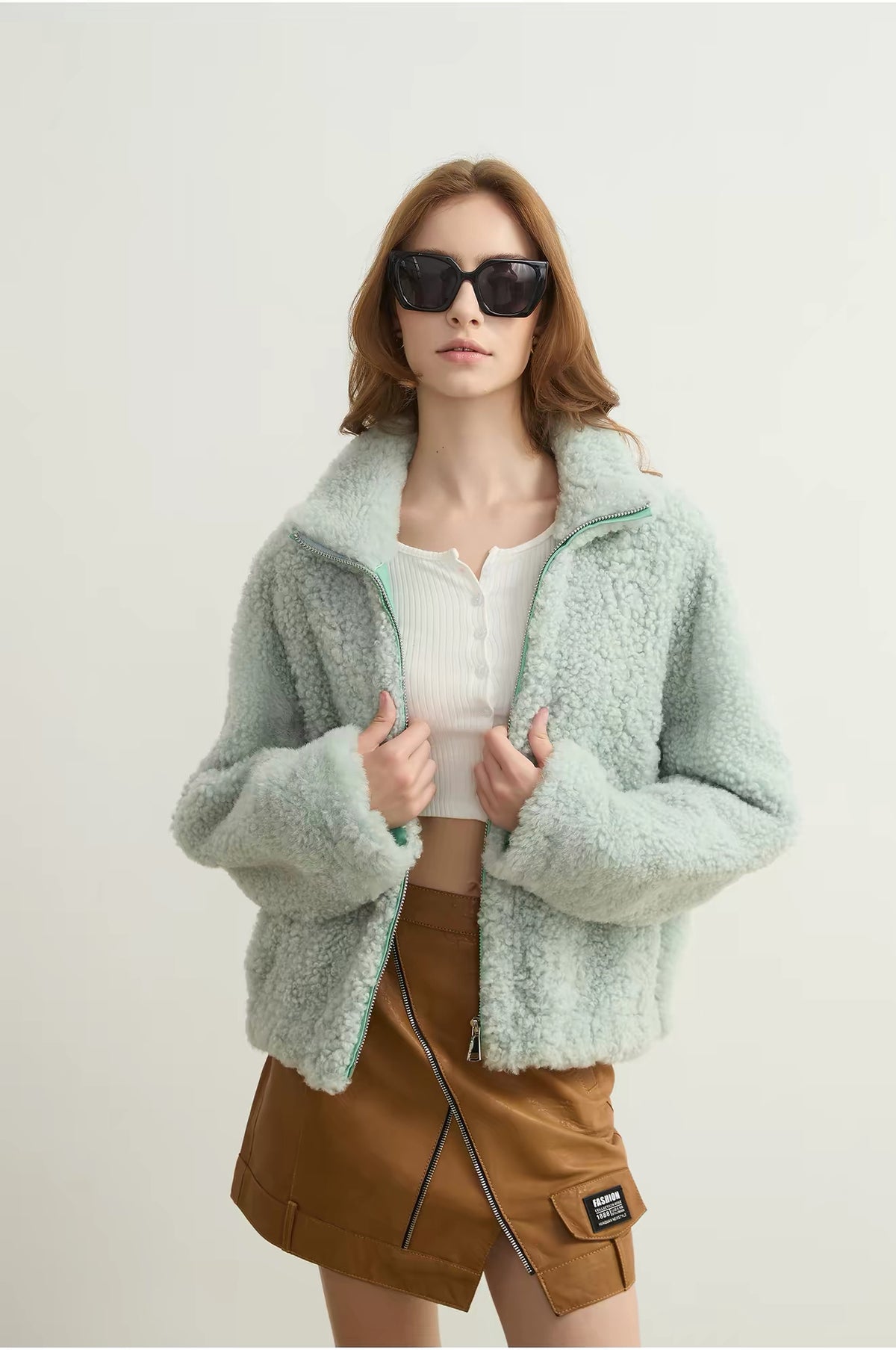 Sheepskin coat