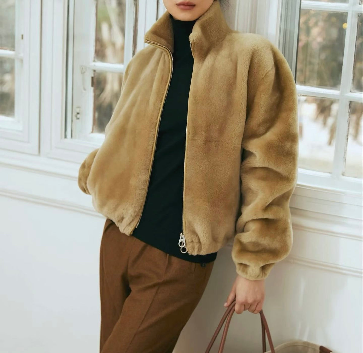 Sheepskin coat