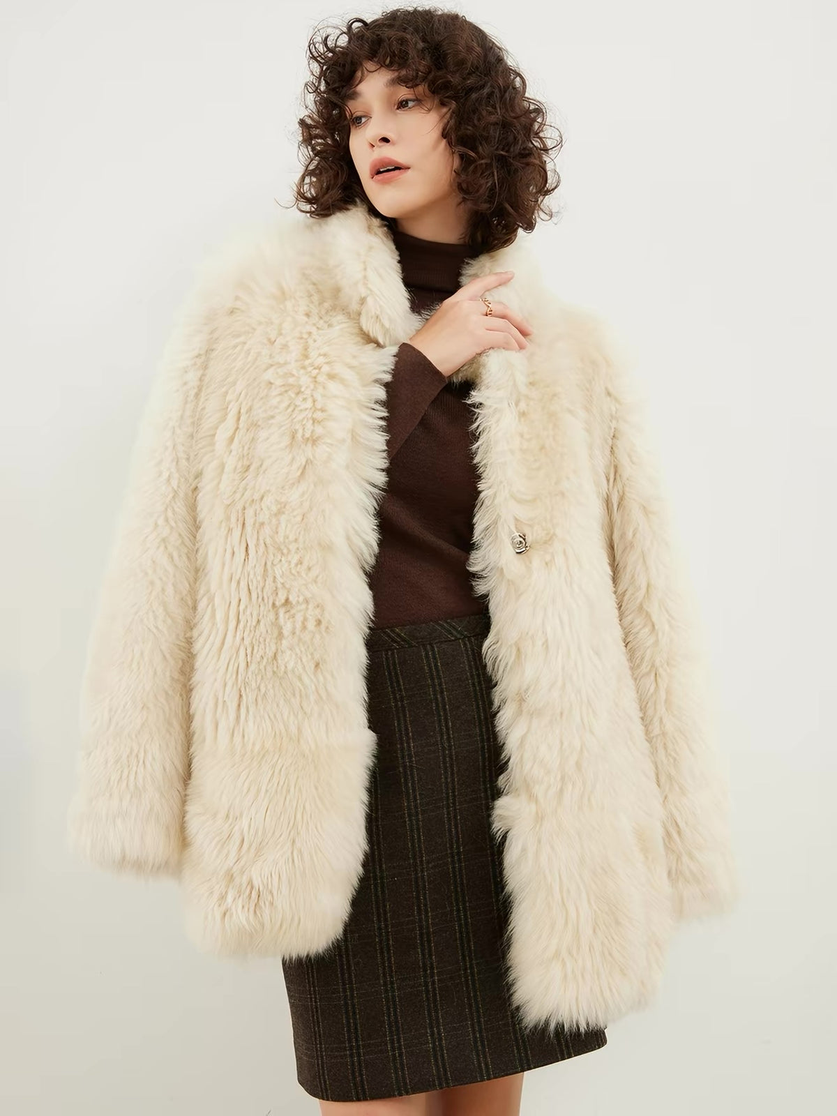 Sheepskin coat