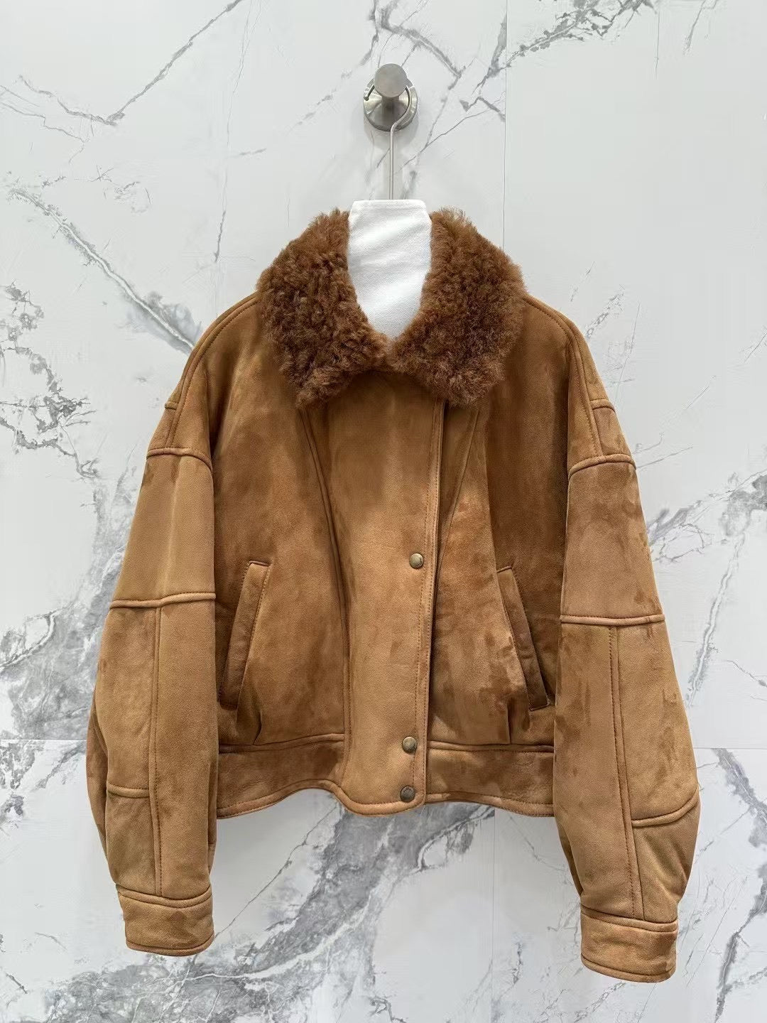 Sheepskin coat