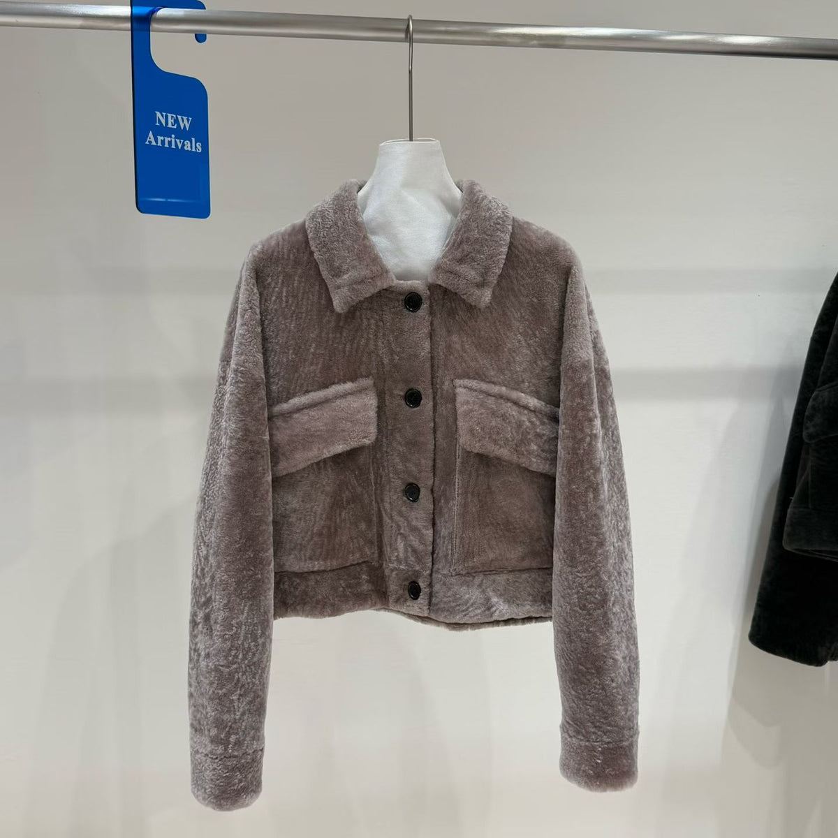 Sheepskin coat