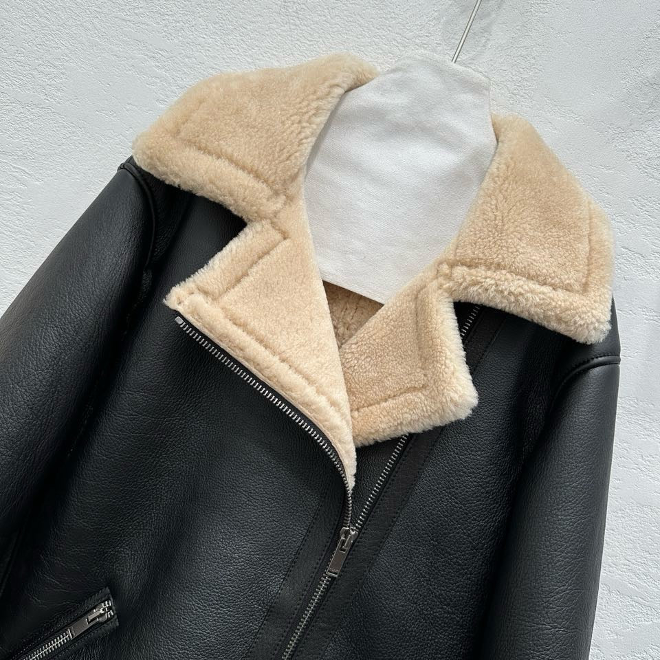 Sheepskin coat