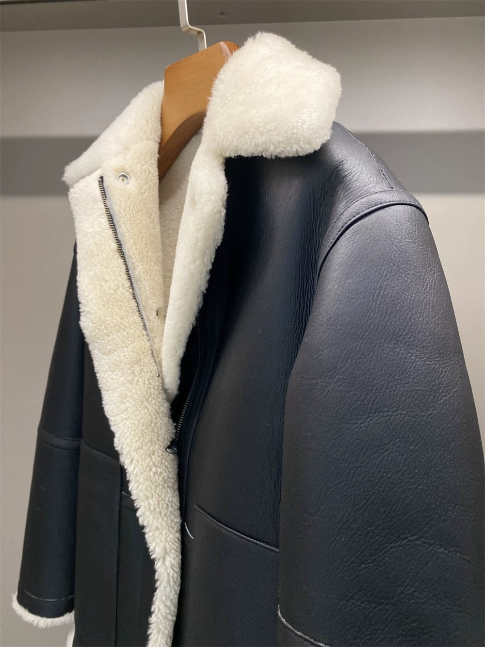 Sheepskin coat
