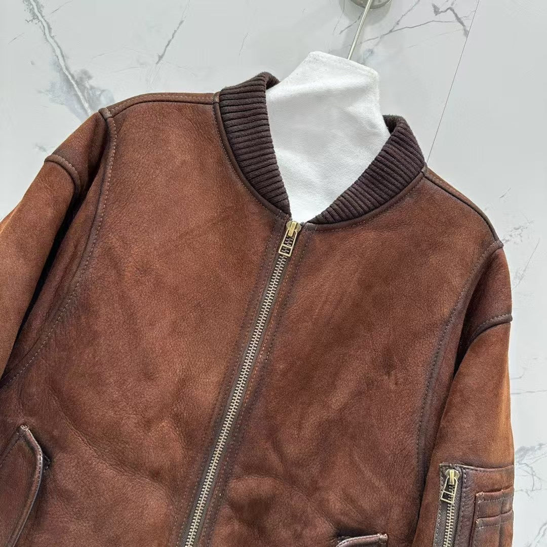 Sheepskin jacket