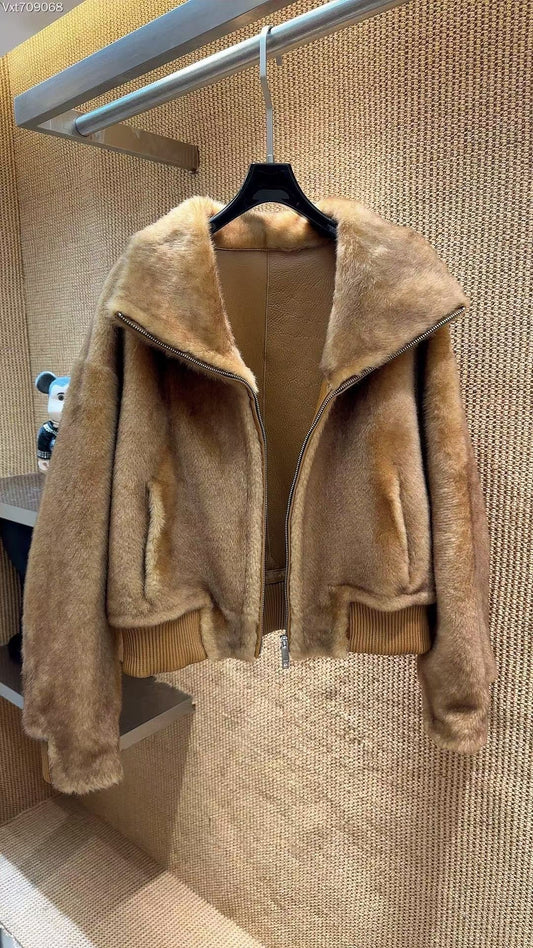 Sheepskin jacket