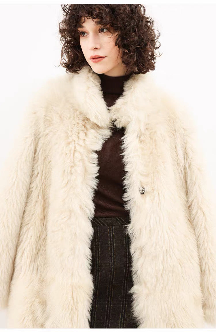 Sheepskin coat