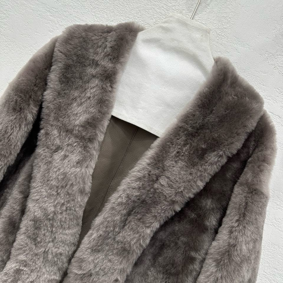 Sheepskin coat