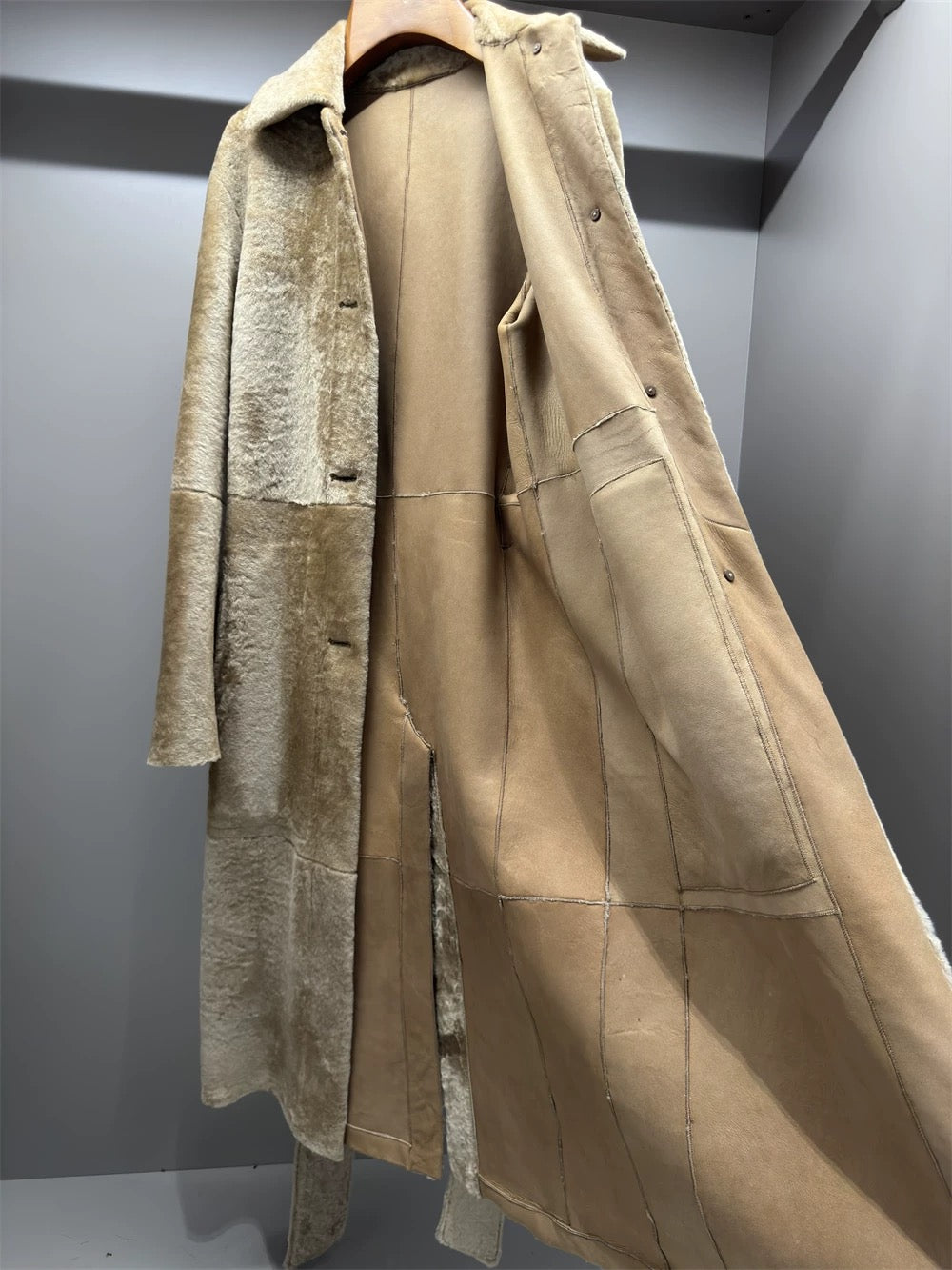 Sheepskin coat