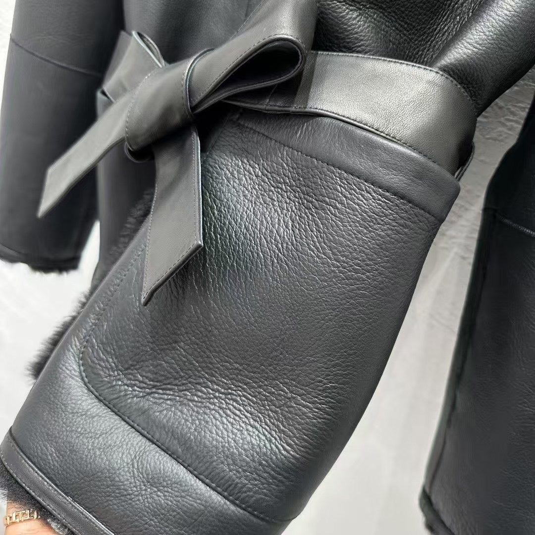 Sheepskin coat