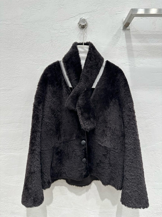 Sheepskin coat