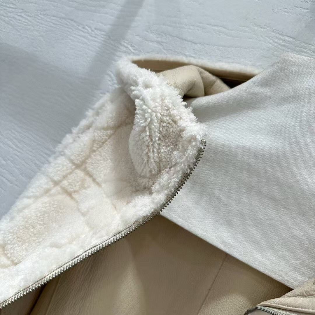 Sheepskin coat