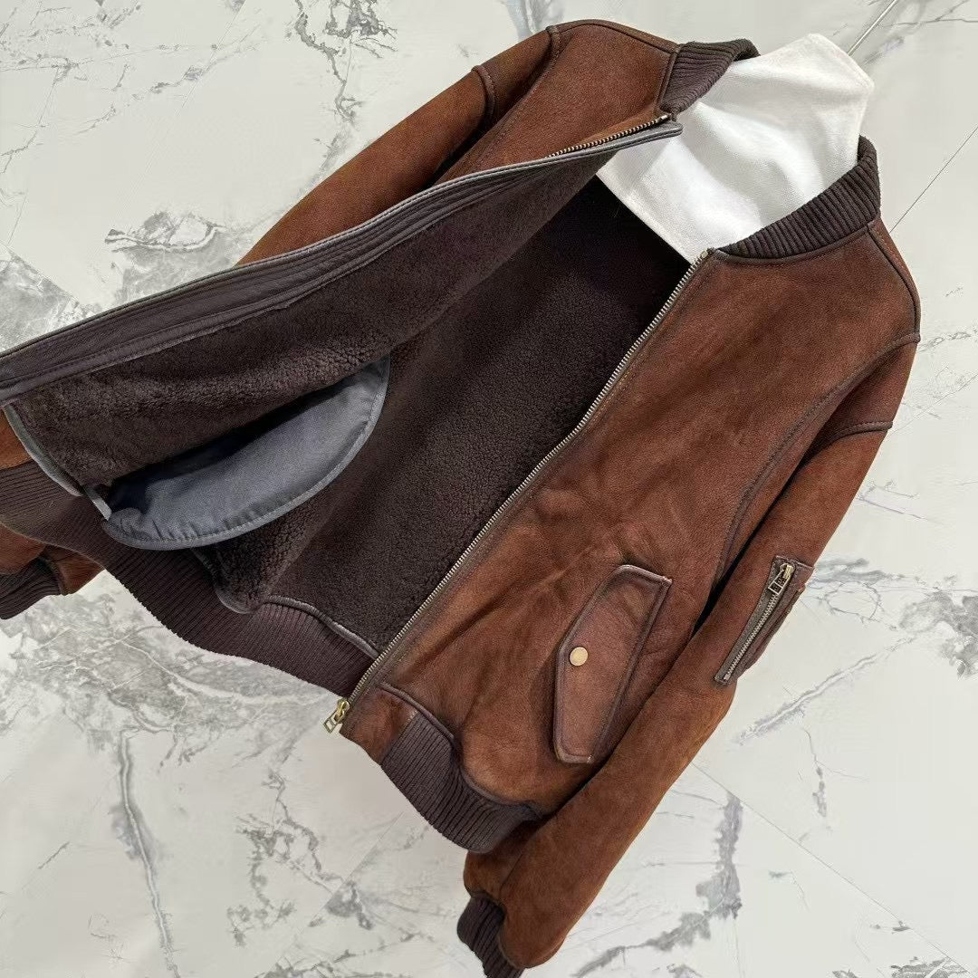 Sheepskin jacket