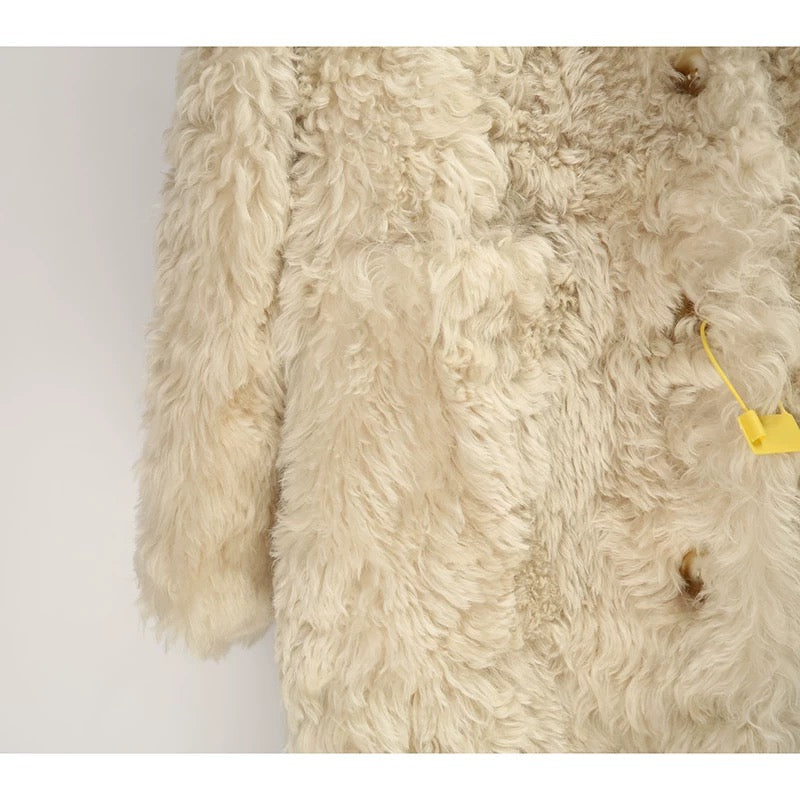 Sheepskin coat