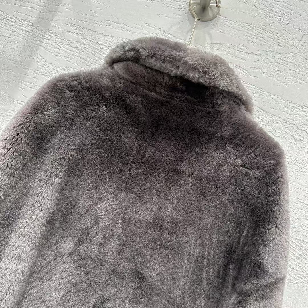Sheepskin coat (reversible)