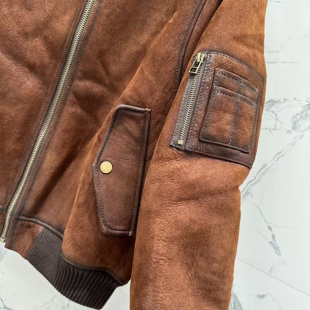Sheepskin jacket