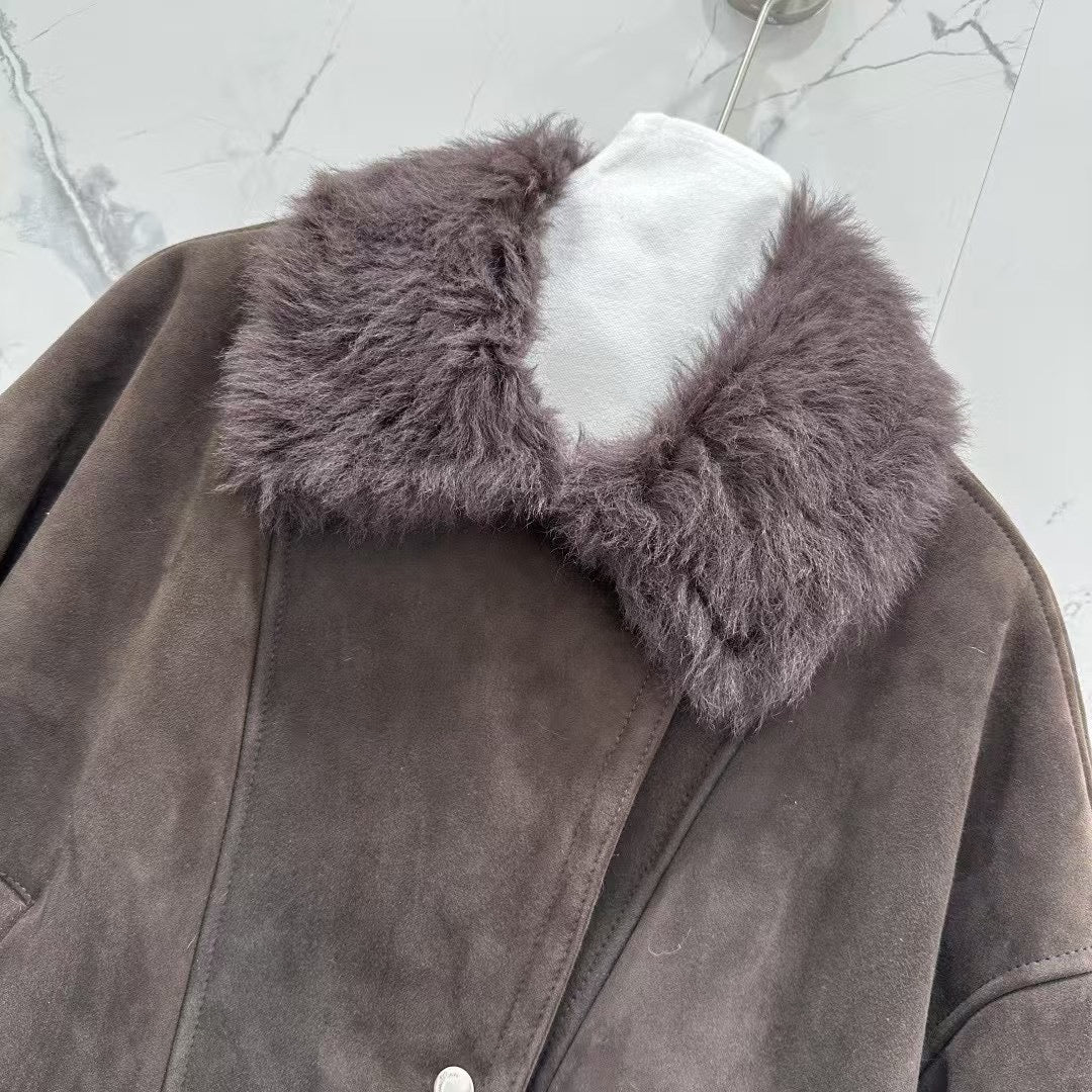 Sheepskin coat