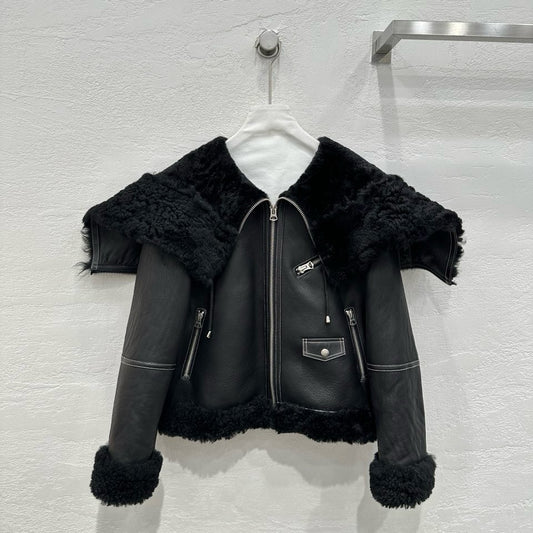 Sheepskin jacket