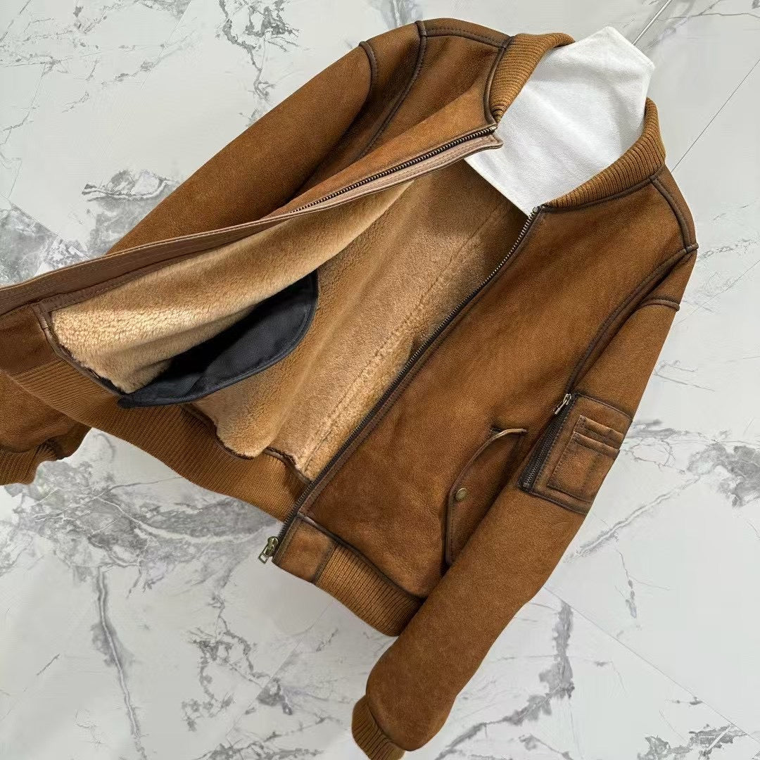 Sheepskin jacket