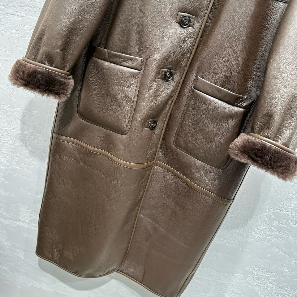 Sheepskin coat