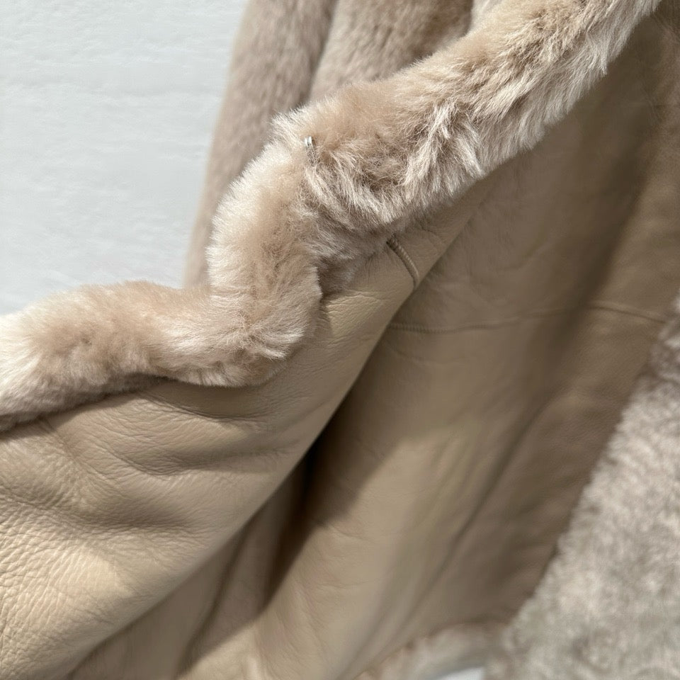 Sheepskin coat