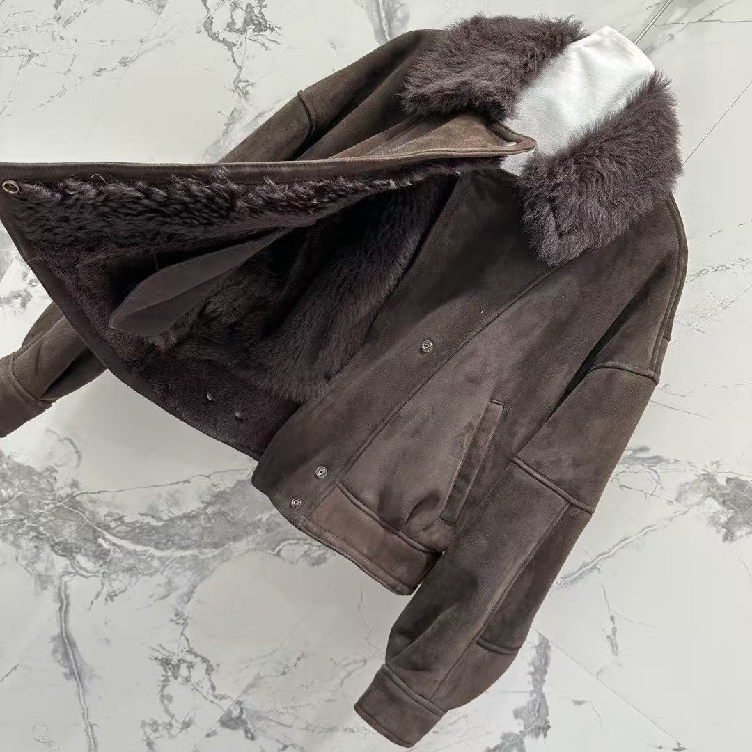 Sheepskin coat
