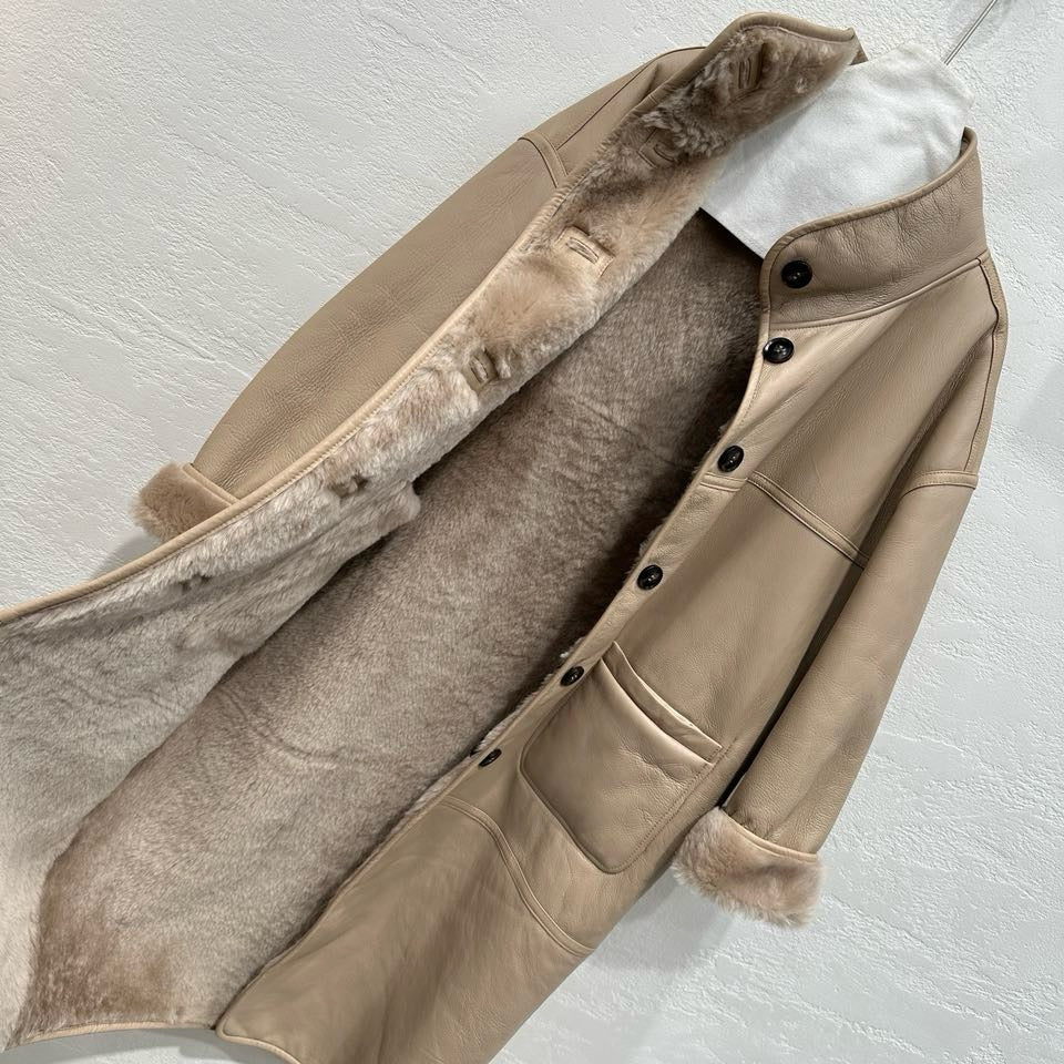 Sheepskin coat