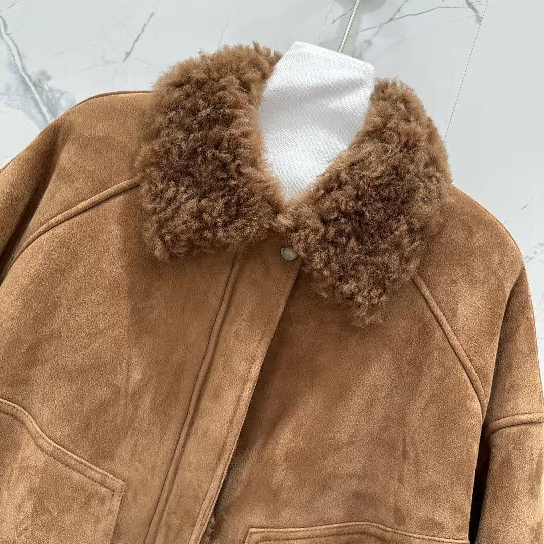 Sheepskin coat