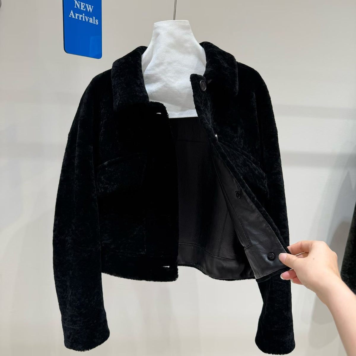 Sheepskin coat