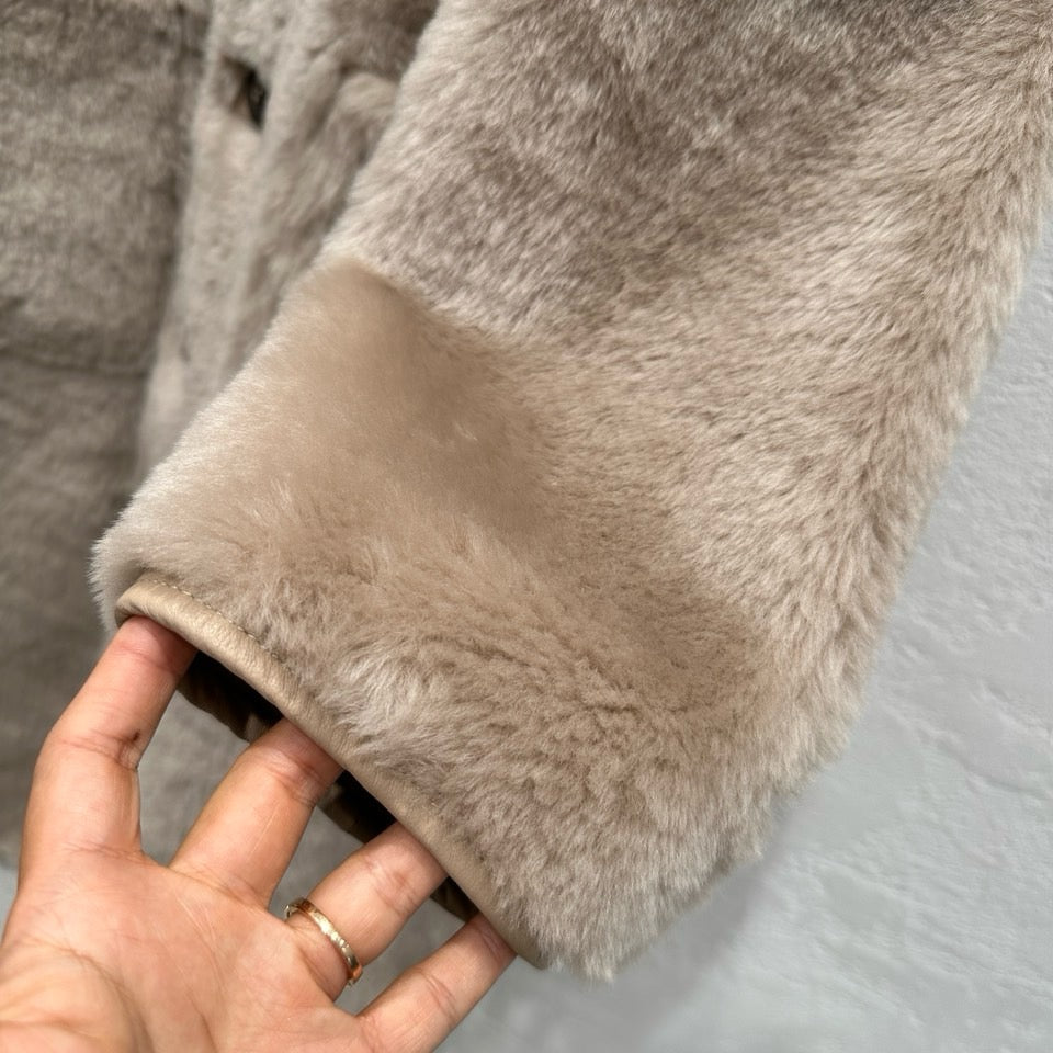 Sheepskin coat