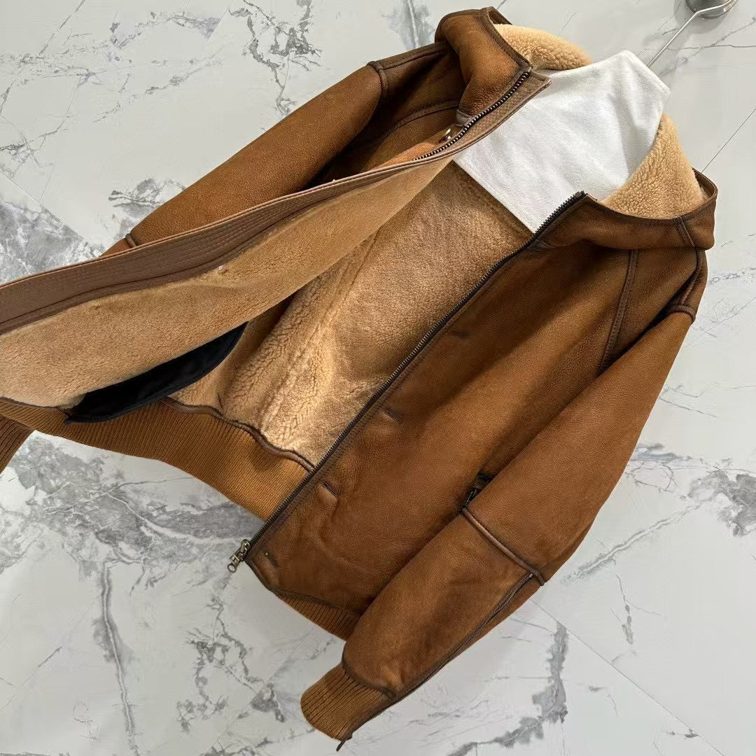 Sheepskin jacket