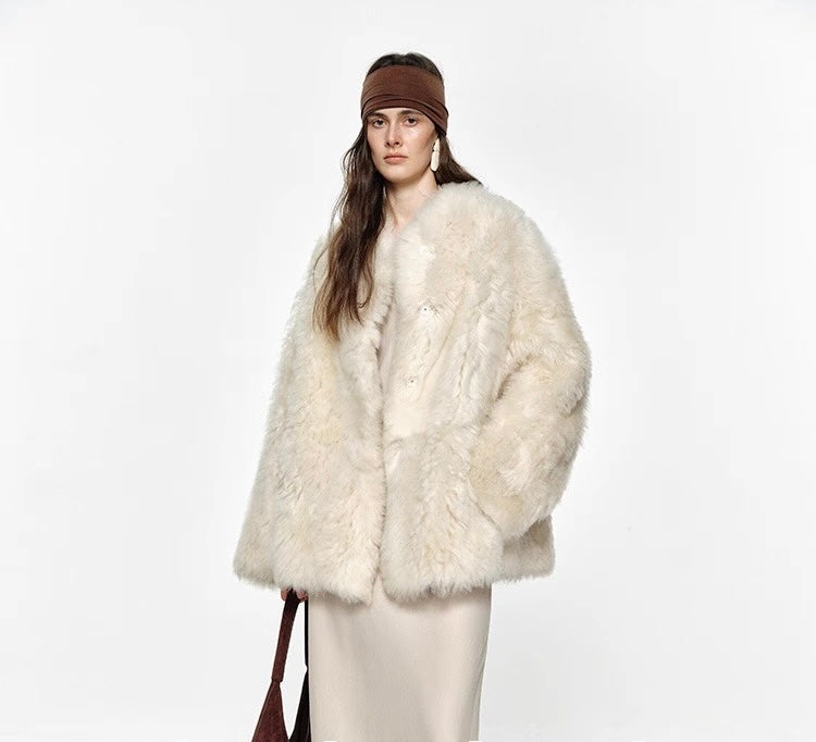 Sheepskin coat