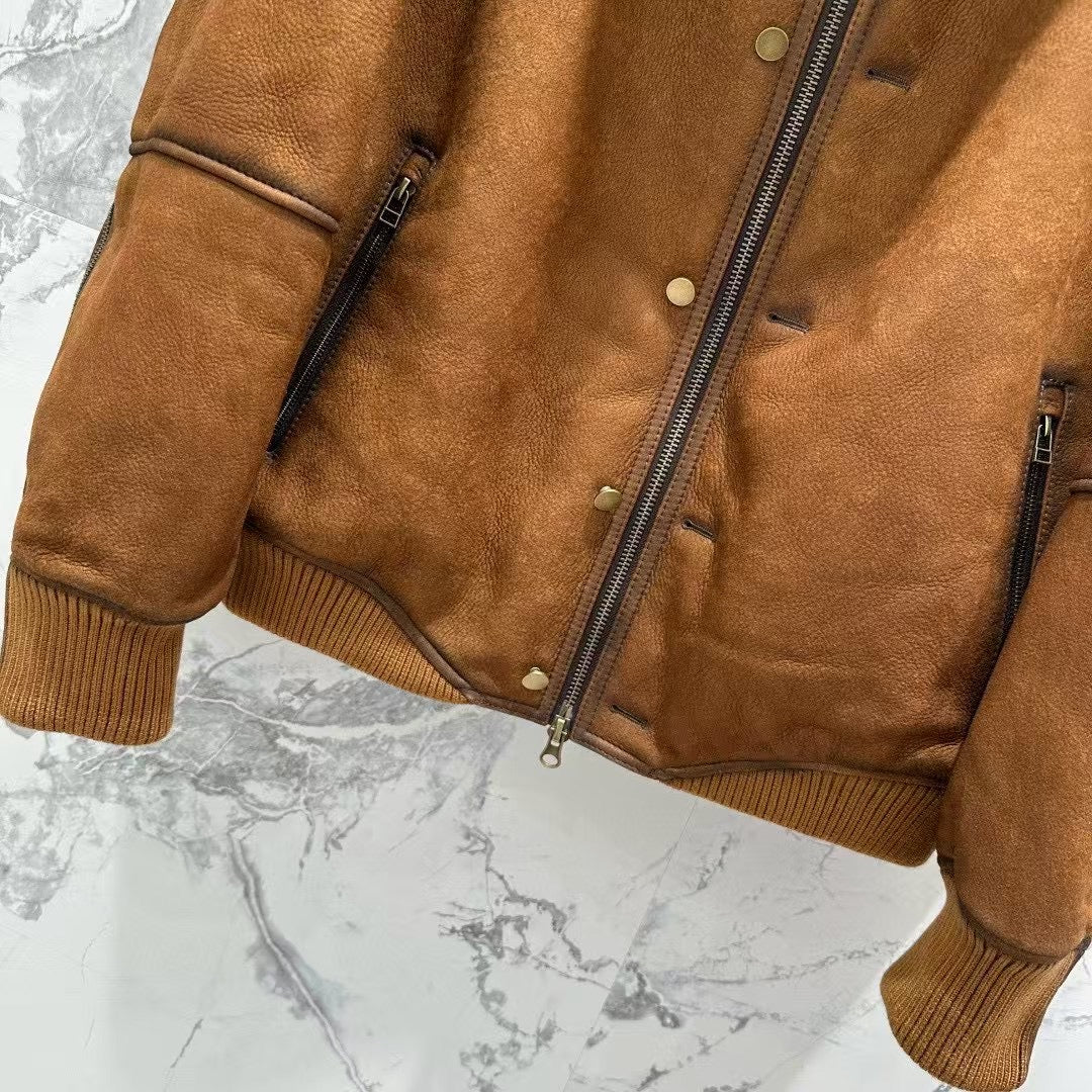 Sheepskin jacket