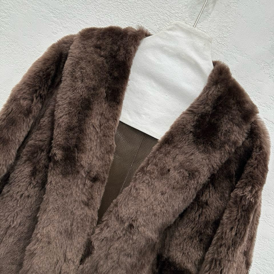 Sheepskin coat