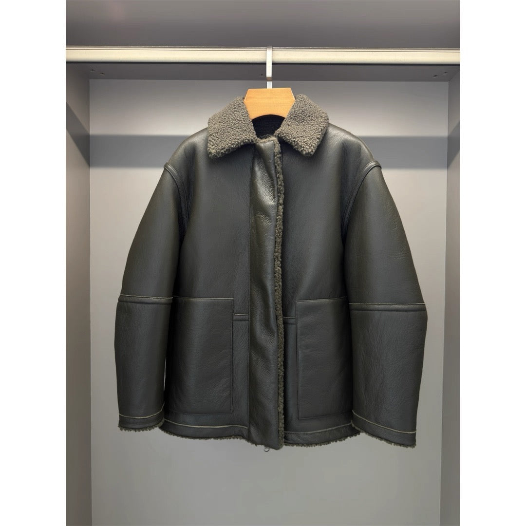 Sheepskin coat