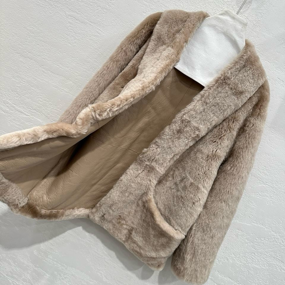 Sheepskin coat