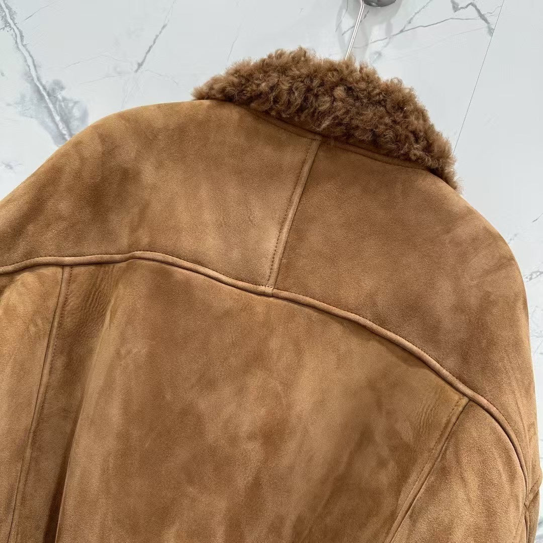 Sheepskin coat