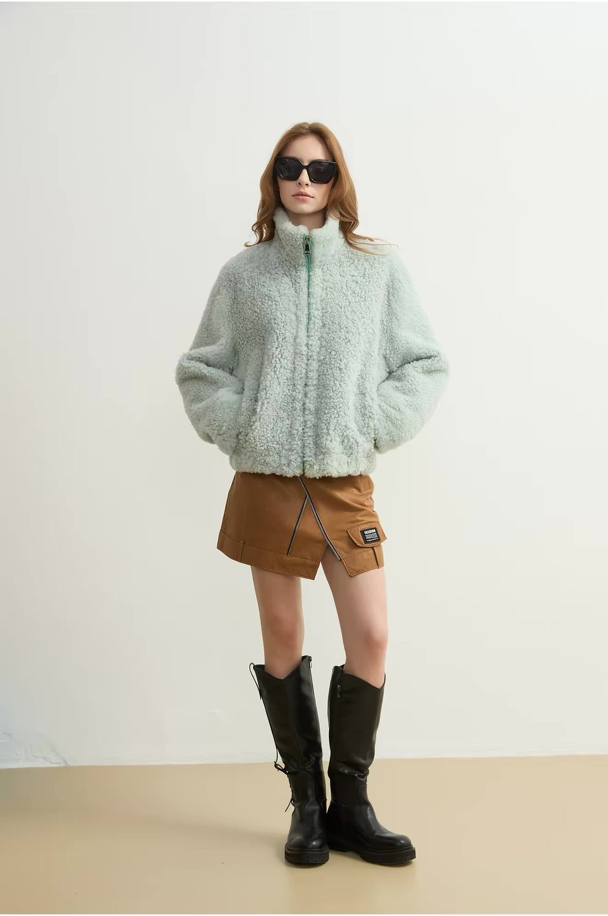 Sheepskin coat