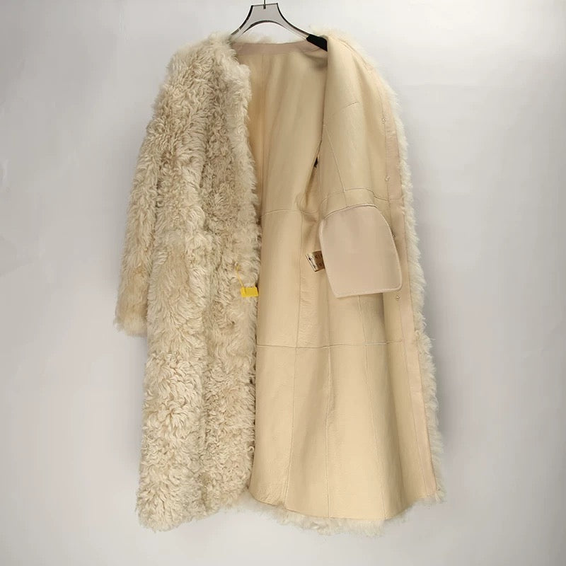 Sheepskin coat