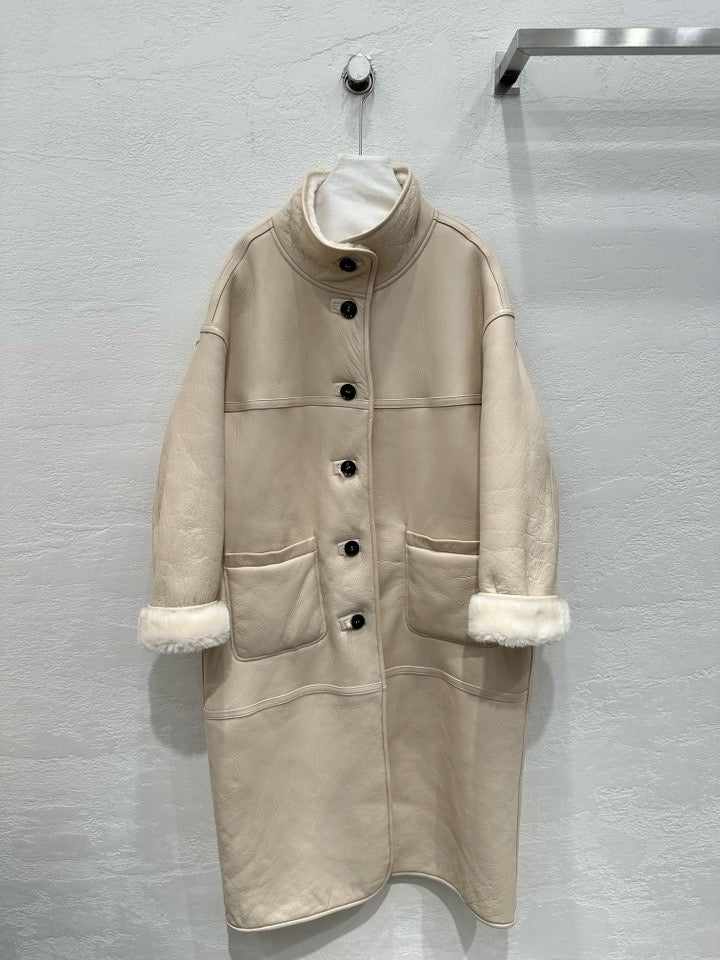 Sheepskin coat