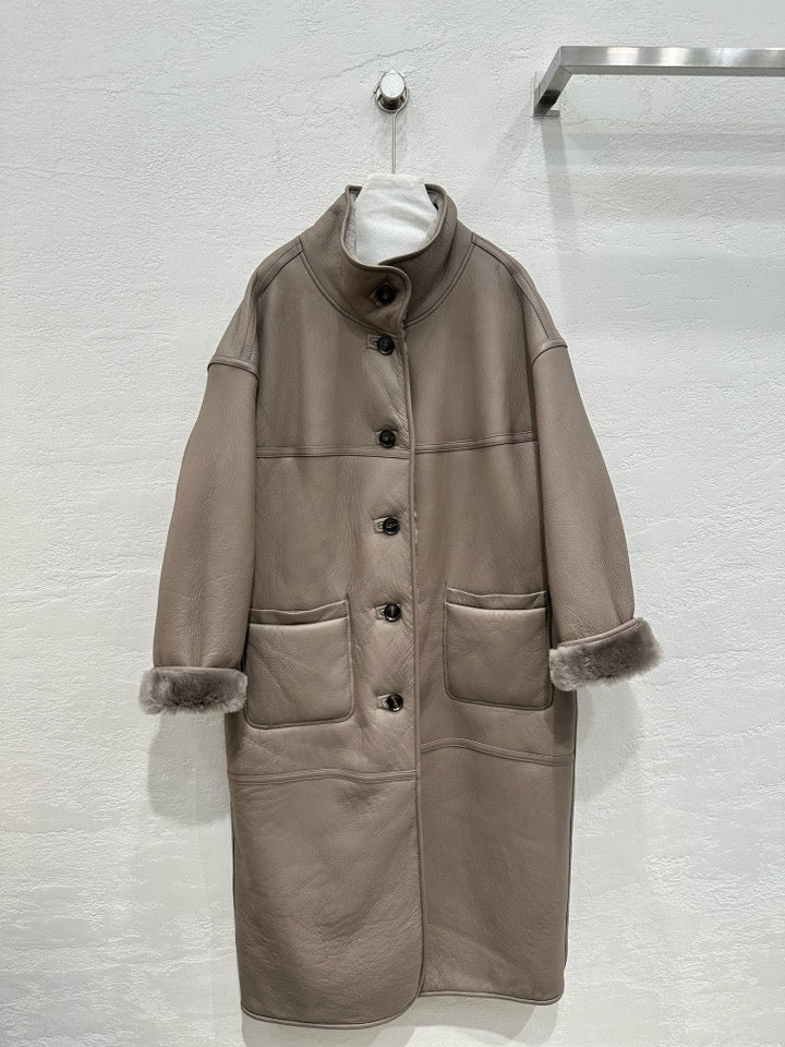 Sheepskin coat